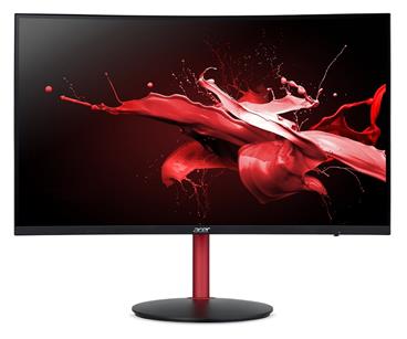 Acer LCD Nitro XZ272Pbmiiphx 27" LED Curved 1920x1080@165Hz /100M:1/4ms/2xHDMI, 1xDP 1.2, Audio out/repro/ Black