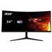 Acer LCD Nitro XZ342CUV3bmiiphx 34" VA LED Curved/ QHD+ 3440x1440@180Hz DP/1ms/400cd/m2/2xHDMI + 1xDP, repro/ Black