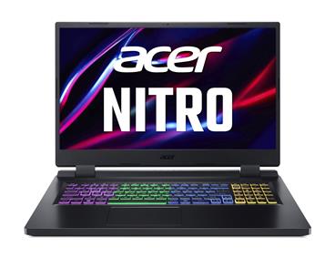 Acer Nitro 5 (AN517-55-52KK) i5-12450H/16GB/1TB SSD/17.3" FHD/GF4060/Linux černá