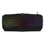 Acer NITRO KEYBOARD Membránové klávesy,Rainbow podsvíc.,červené WASD a multimediální klávesy,opletený kabel,CZ+SK,černá