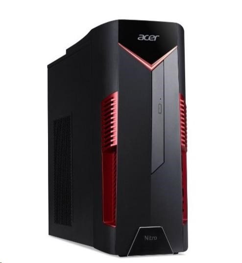 ACER PC Nitro N50-100 - Ryzen 5-2500X@3.6GHz,8GB,1THDD72+128SSD,nvd GTX 1060-6G,DVD,DP,HDMI,DVI,kl+mys,W10H