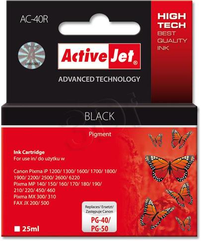 ActiveJet Ink cartridge Canon PG-40 Bk ref. - 25 ml AC-40