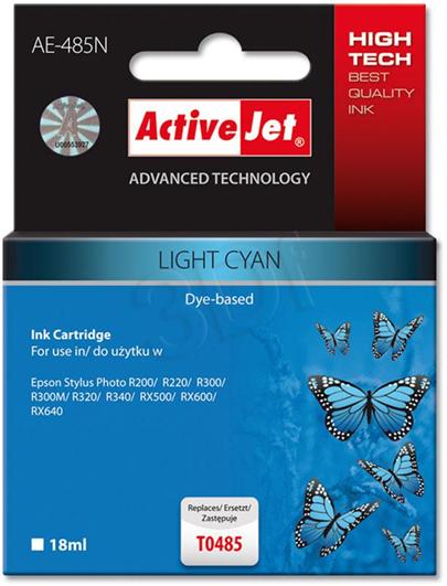 ActiveJet Ink cartridge Eps T0485 R200/R300 Light Cyan - 17 ml AE-485