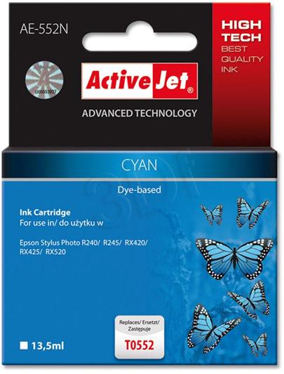 ActiveJet Ink cartridge Eps T0552 R240/R245 Cyan - 12,5 ml AE-552