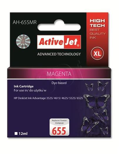 ActiveJet Ink cartridge HP 655 CZ111AE Premium Magenta 12 ml AH-655MR