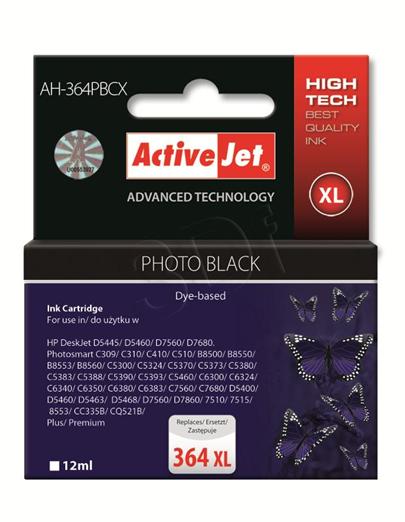 ActiveJet Ink cartridge HP CB322 No. 364XL Premium Photo Black XL - 12 ml AH-364PBCX