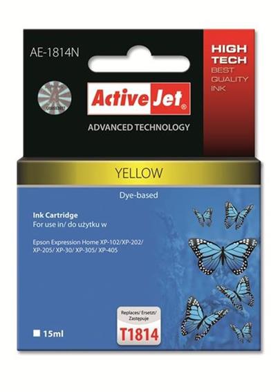 ActiveJet inkoust Epson T1814 Y new AE-1814N 15 ml
