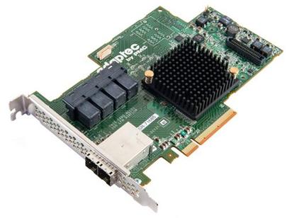 Adaptec 71685 SAS2RAID 0,1,6,10 4×8643,2×8644 exp:256HDD,1GB,PCI-E8(g3) Singl