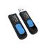 ADATA DashDrive™ Series UV128 128GB USB 3.0 flashdisk, výsuvný, černý+modrá