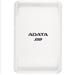 ADATA External SSD 250GB SC685 USB 3.2 Gen2 type C bílá