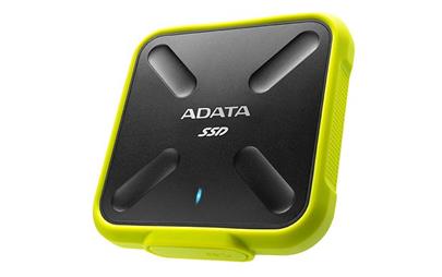 ADATA externí SSD SD700 256GB USB 3.1 3D TLC (čtení/zápis: 440/430MB/s) Žlutá