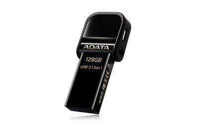 ADATA flash disk 128GB AI920 Lightning / USB 3.1 Gen1 černá