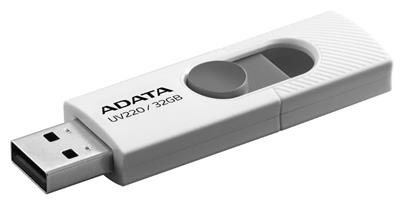 ADATA flash disk 32GB  UV220 USB 2.0 bílo-šedý