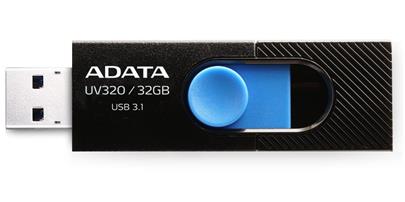 ADATA flash disk 32GB  UV320 USB 3.1 černo-modrý