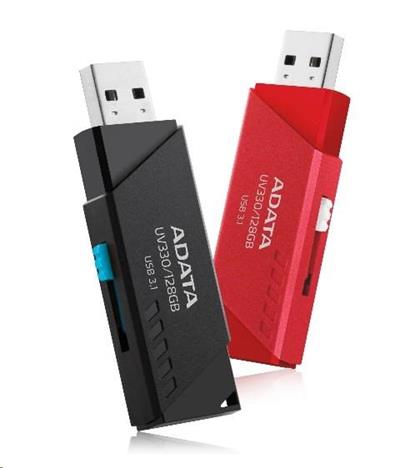 ADATA Flash Disk 64GB USB 3.1 Dash Drive UV330, Red