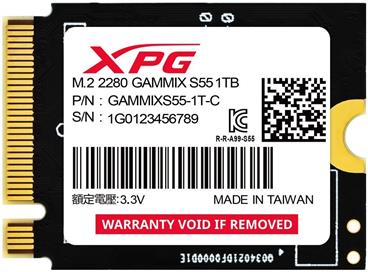 ADATA GAMMIX S55 1TB SSD / Interní / PCIe Gen4x4 M.2 2230