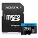 ADATA Micro SDHC karta 256GB UHS-I Class 10, Premier + ADAPTER