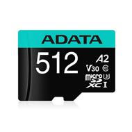 ADATA MicroSDXC 512GB U3 V30S až 95MB/s + adapter