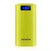 ADATA PowerBank P20000D - externí baterie pro mobil/tablet 20000mAh, 2,1A, žlutozelená/yellow green