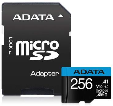 ADATA Premier micro 256GB SDXC / UHS-I / CL-10 / vč. adaptéru