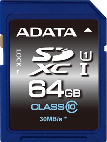 ADATA Premier SDXC karta 64GB UHS-I Class 10