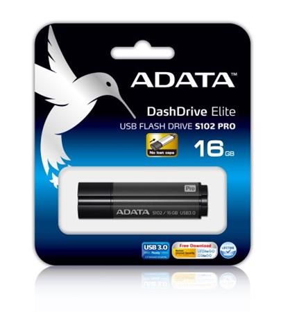 ADATA S102 Pro Flash 16GB, USB 3.0, Gray