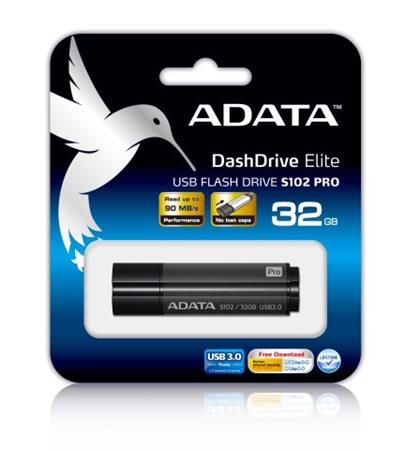 ADATA S102 Pro Flash 32GB, USB 3.0, Gray