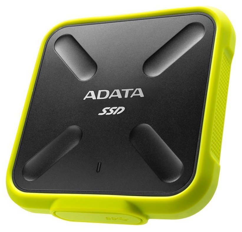 ADATA SD700 1TB SSD / Externí / USB 3.1 Gen 1 / žlutý