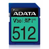 ADATA SDXC karta 512GB UHS-I U3 Class 10, Premier Pro (R: 95MB / W: 60MB)