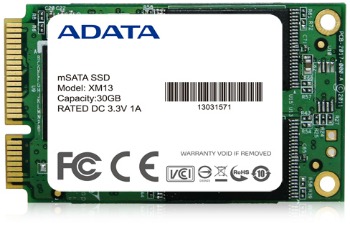 ADATA SSD XM13 30GB mSATA, SATAII, MLC