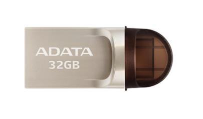ADATA UC370 Flash 32GB, USB 3.1, Type C, OTG Gold