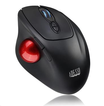 ADESSO myš iMouse T30, bezdrátová, optická, trackball, černá