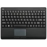 Adesso WKB-4110UB/ bezdrátová klávesnice 2,4GHz/ mini/ touchpad/ USB/ černá/ US layout