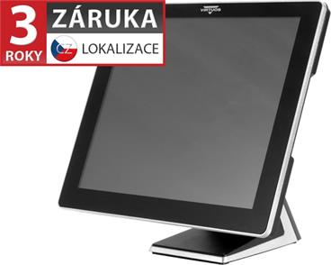 AerPOS PP-9667CV, 17" LCD LED, 350 cd/m2, i3-7101TE 3.4GHz, 4GB RAM, kapacitní, černý