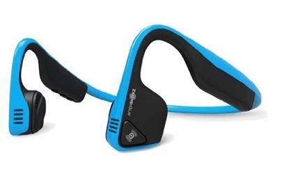 AfterShokz Trekz Titanium, Bluetooth sluchátka před uši, modrá