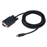 AKASA adaptér USB Type-C na VGA / AK-CBCA17-18BK / max. 1920x1080 / 1,8m / černá