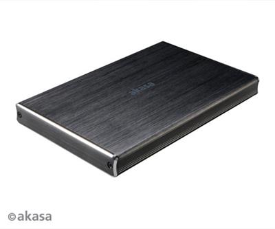 AKASA externí box AK-EN2SU3-1B na 2,5" HDD / USB3.1 / hliníkový