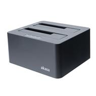 AKASA externí box DuoDock X3 pro 2,5" i 3,5" HDD / SATA I/II/III / USB 3.1 Gen 1 /  černý