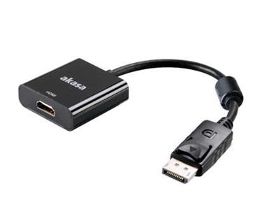 AKASA kabel DisplayPort to HDMI 4k*2k konvertor, V1.2, 20cm