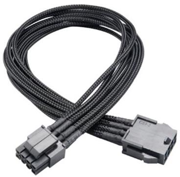 AKASA kabel prodlužovací FLEXA P8/ prodloužení napájecího 4pin a 8pin kabelu pro MB/ 40cm