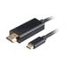 AKASA kabel USB Type-C na HDMI / 4K @60Hz / 1,8m / černý