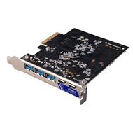 AKASA PCIe karta 2xUSB 3.2 Gen 2 Type-C a 3xType-A