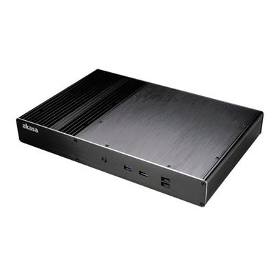 AKASA skříň Galileo T / Mini-ITX / 2x 2,5" HDD / 2x USB 3.0 + 2x USB 2.0
