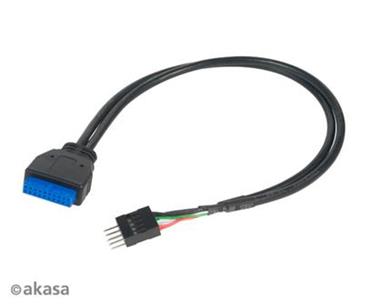 AKASA - USB 3.0 na USB 2.0 adaptér