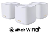 AKCE ASUS ZenWiFi XD4 3-pack, wireless AX1800 Mesh WiFi 6 System + myš ROG GLADIUS II WIRELESS