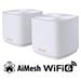 AKCE ASUS ZenWiFi XD5 2-pack Wireless AX3000 Dual-band Mesh WiFi 6 System, white + sluchátka ROG STRIX GO USB-C