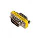 Akyga adaptér D-SUB (15-pin)-M / D-SUB (15-pin)-M/stříbrná