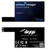 Akyga adaptér QI/Galaxy S4/2-pin/cerná