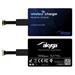 Akyga adaptér QI/micro USB/cerná