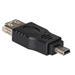 Akyga adaptér USB-AF/miniUSB-B (5-pin)/černá